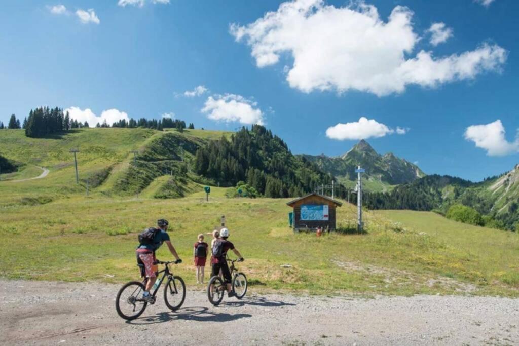 Les Cimes, Chaleureux Studio 4 Pers, 50M Du Telecabine, Vue Degagee Sur Les Pistes, Draps Non Compris Saint-Jean-dʼAulps Екстериор снимка