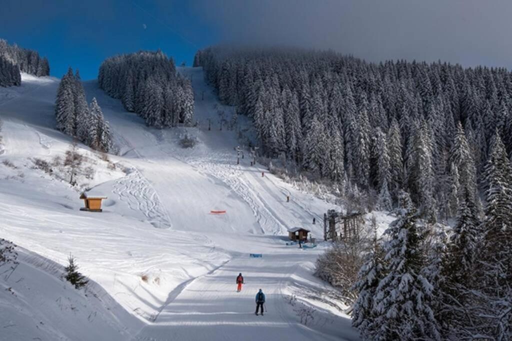 Les Cimes, Chaleureux Studio 4 Pers, 50M Du Telecabine, Vue Degagee Sur Les Pistes, Draps Non Compris Saint-Jean-dʼAulps Екстериор снимка