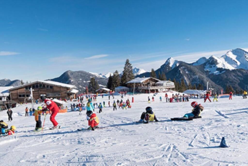 Les Cimes, Chaleureux Studio 4 Pers, 50M Du Telecabine, Vue Degagee Sur Les Pistes, Draps Non Compris Saint-Jean-dʼAulps Екстериор снимка